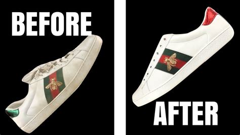 gucci sneakers how to clean|does Gucci repair shoes.